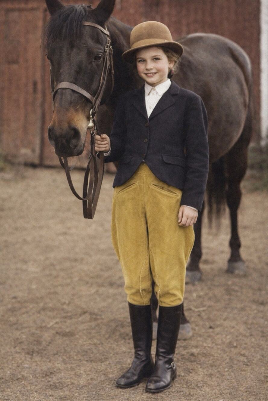 VTG Caldene Equestrian Horse Riding Pants Woman’s Zip Pockets England 24”’x 21”